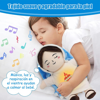 Muñeca Espiritual Virgen María que Respira y Relaja