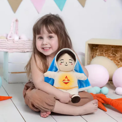 Muñeca Espiritual Virgen María que Respira y Relaja