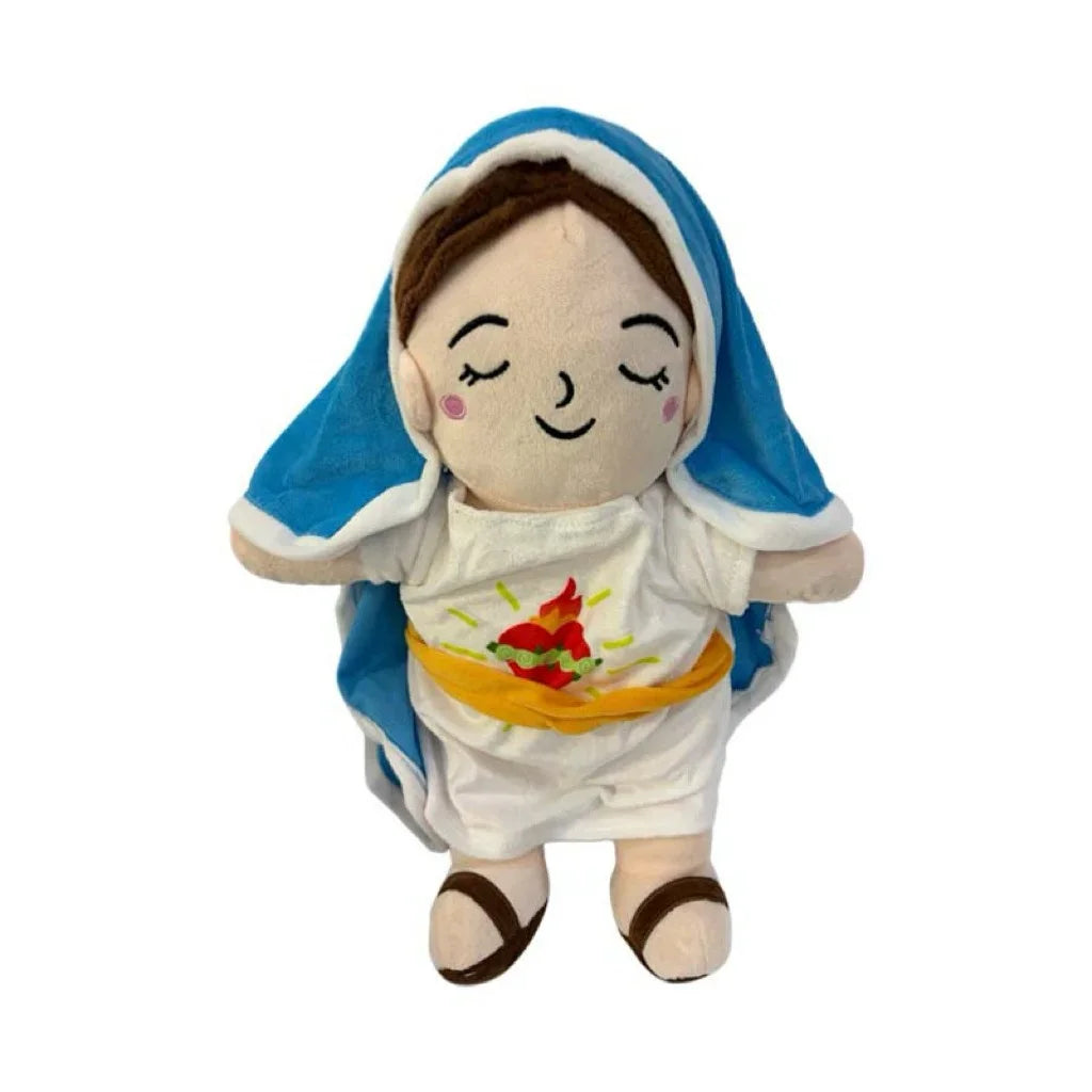 Peluche Virgen María que Respira con Música Calmante